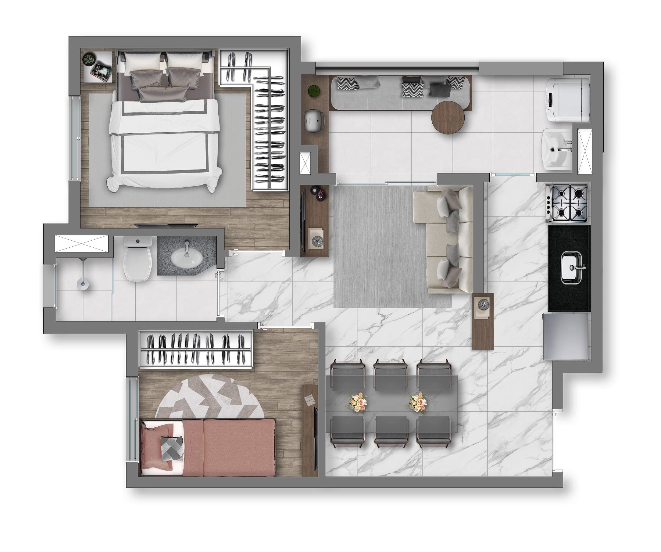 Planta 6 — Vivaz Prime Vila Prudente