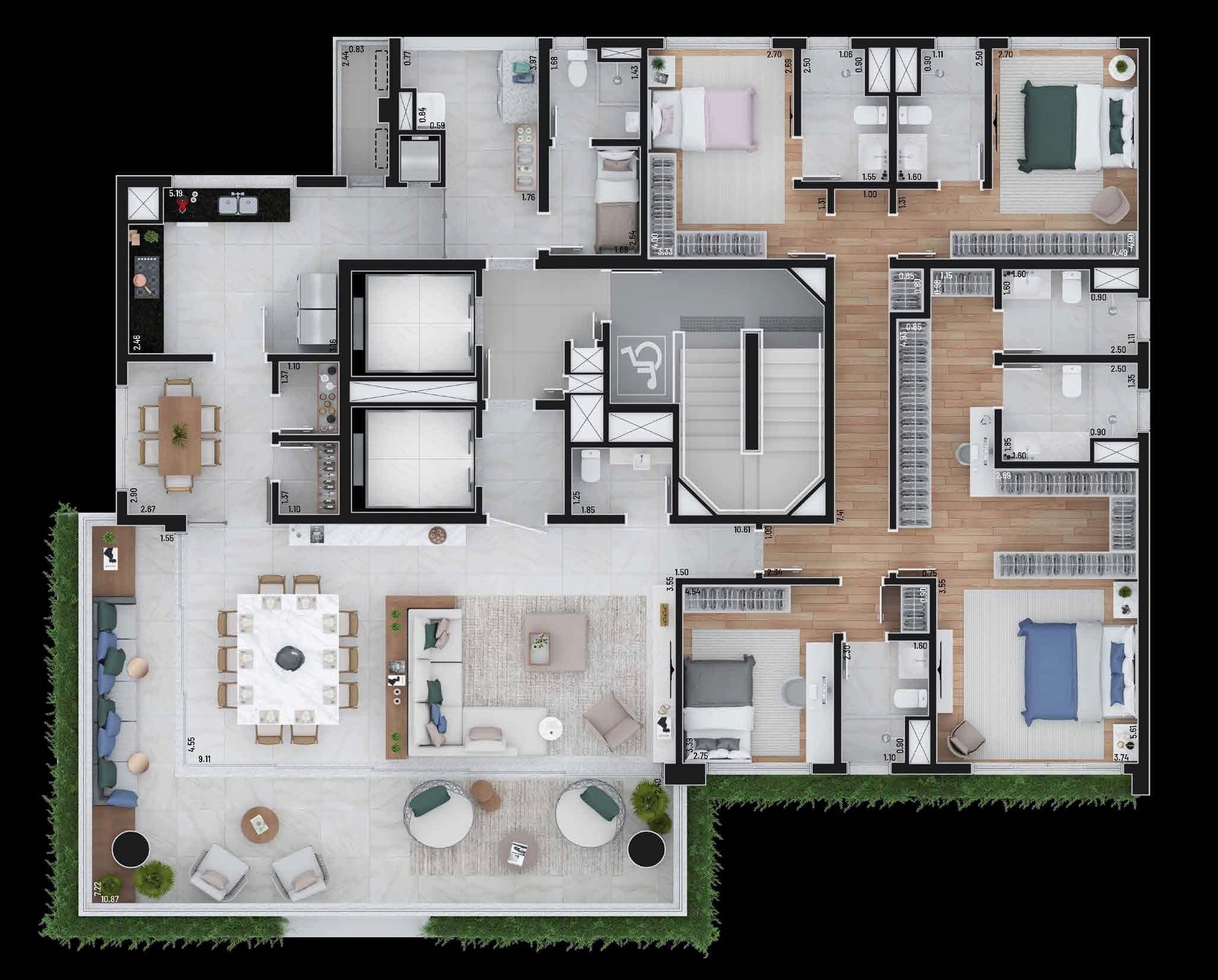 Planta 2 — Casa Higienópolis