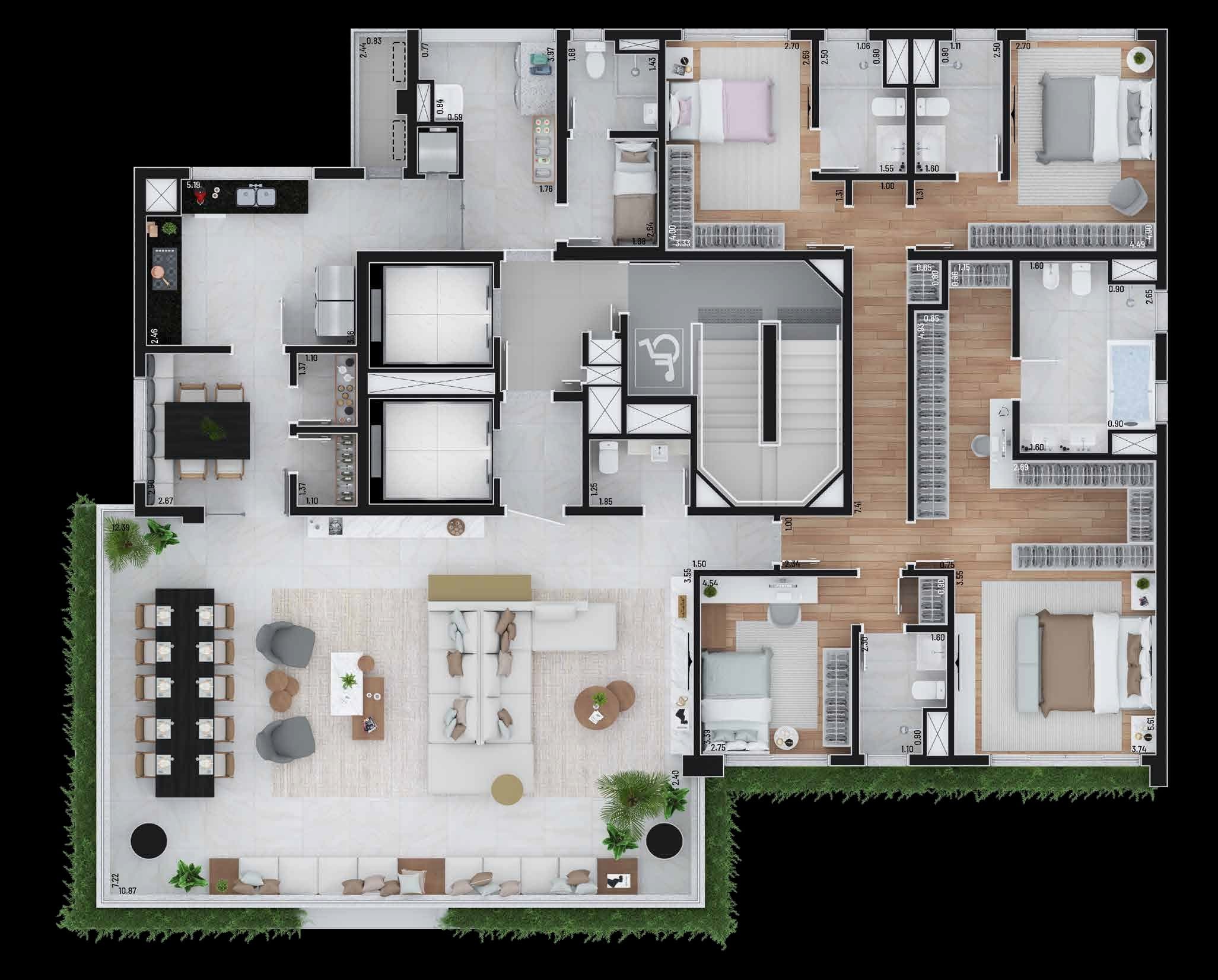 Planta 4 — Casa Higienópolis