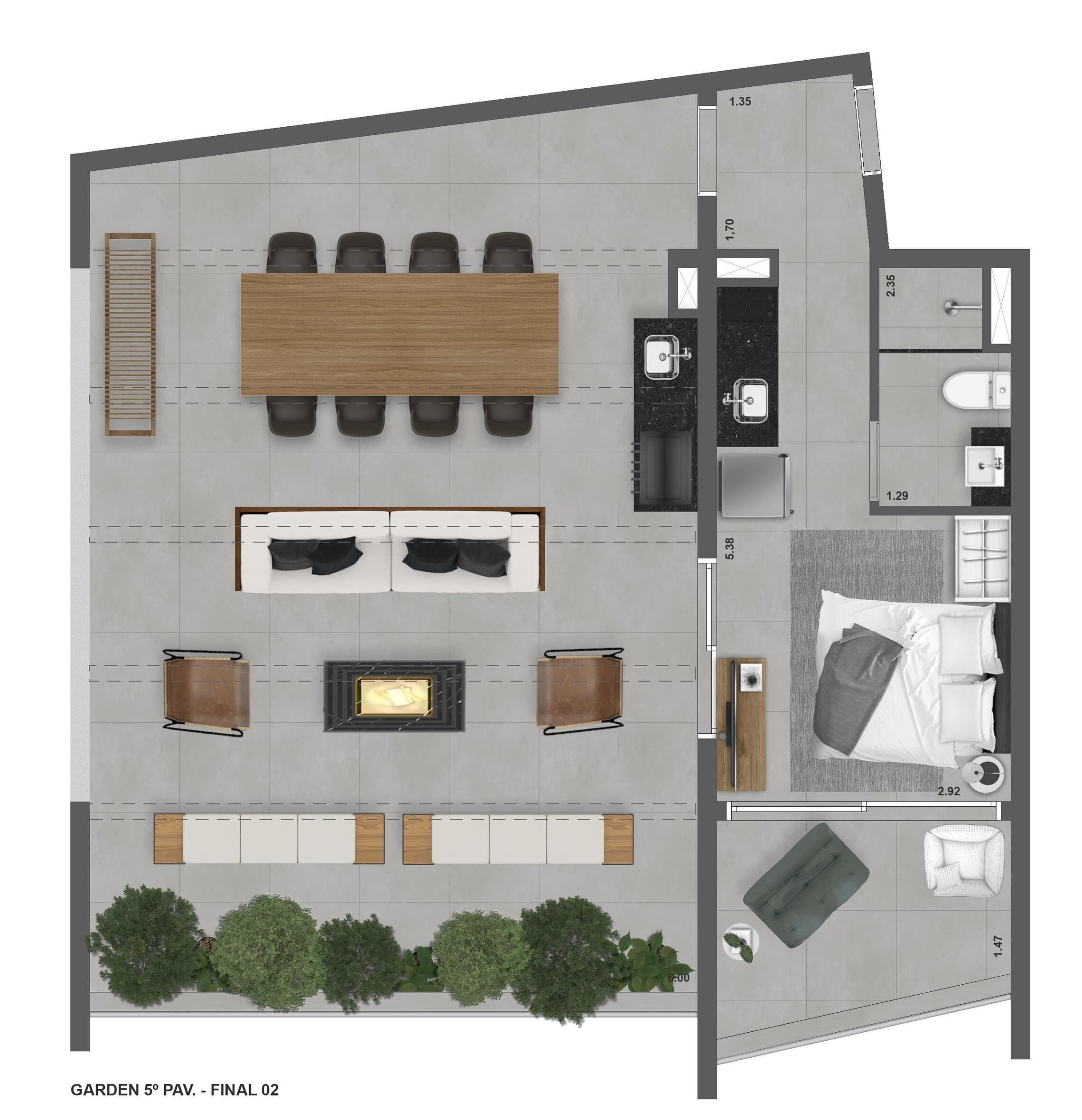 Planta 6 — ON Vila Madalena - Residencial