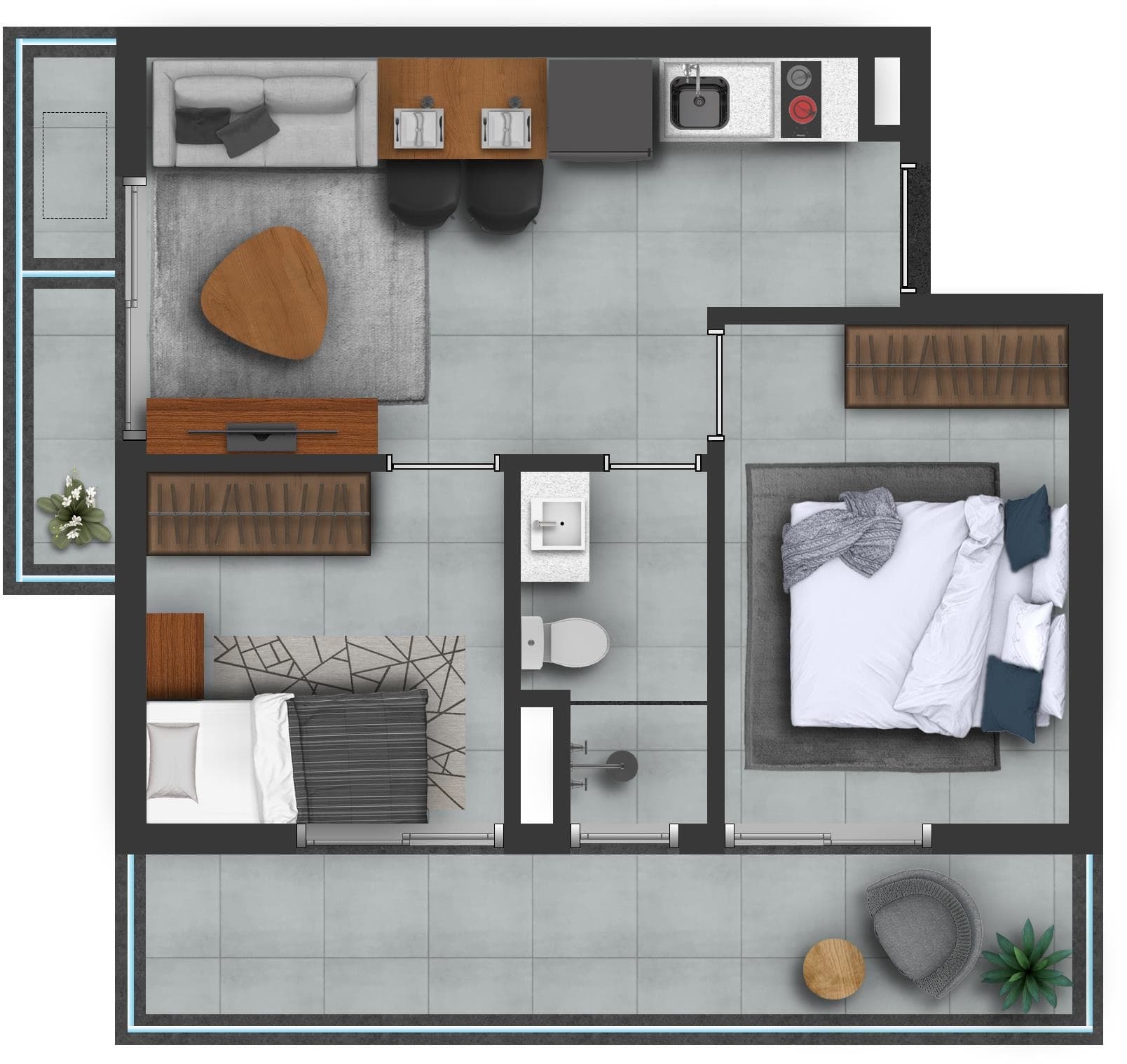 Planta 3 — ON Pixel Life Vila Mariana - Residencial