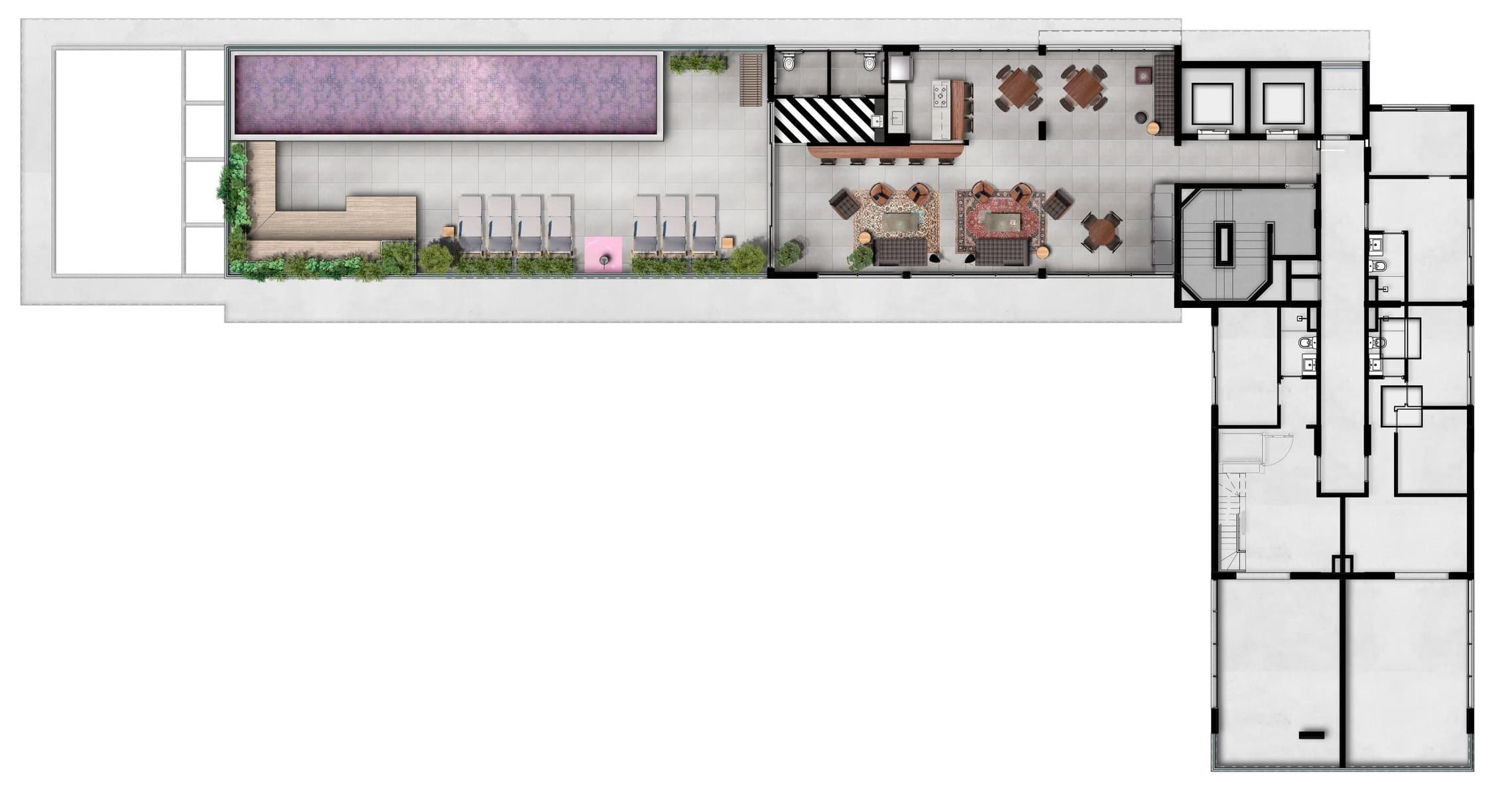 Planta 2 — ON Jardins - Residencial