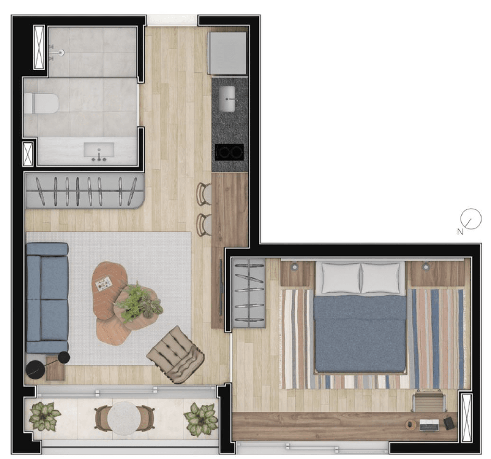 Planta 1 — Sabino - Studios