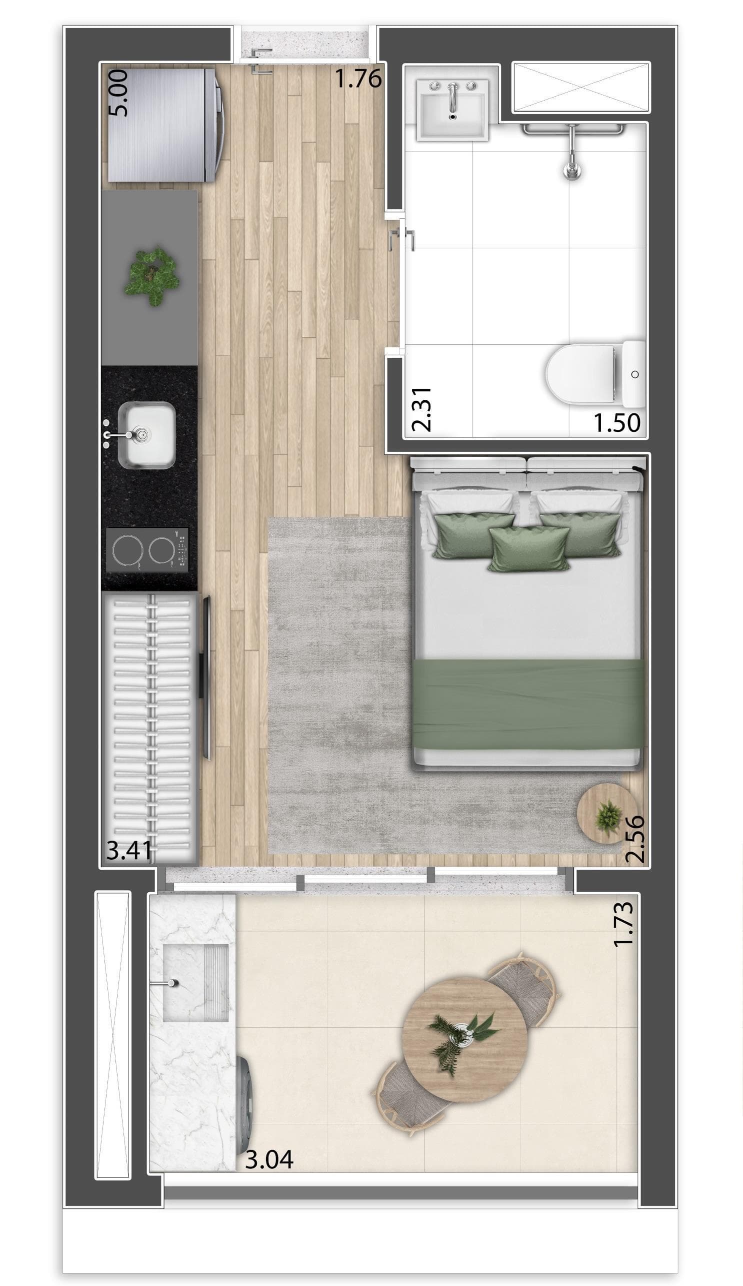 Planta 3 — The Collection Madalena - Residencial