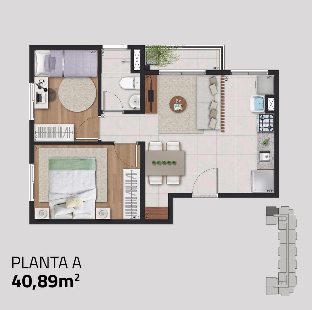 Planta 1 — Vivenci Guaianases