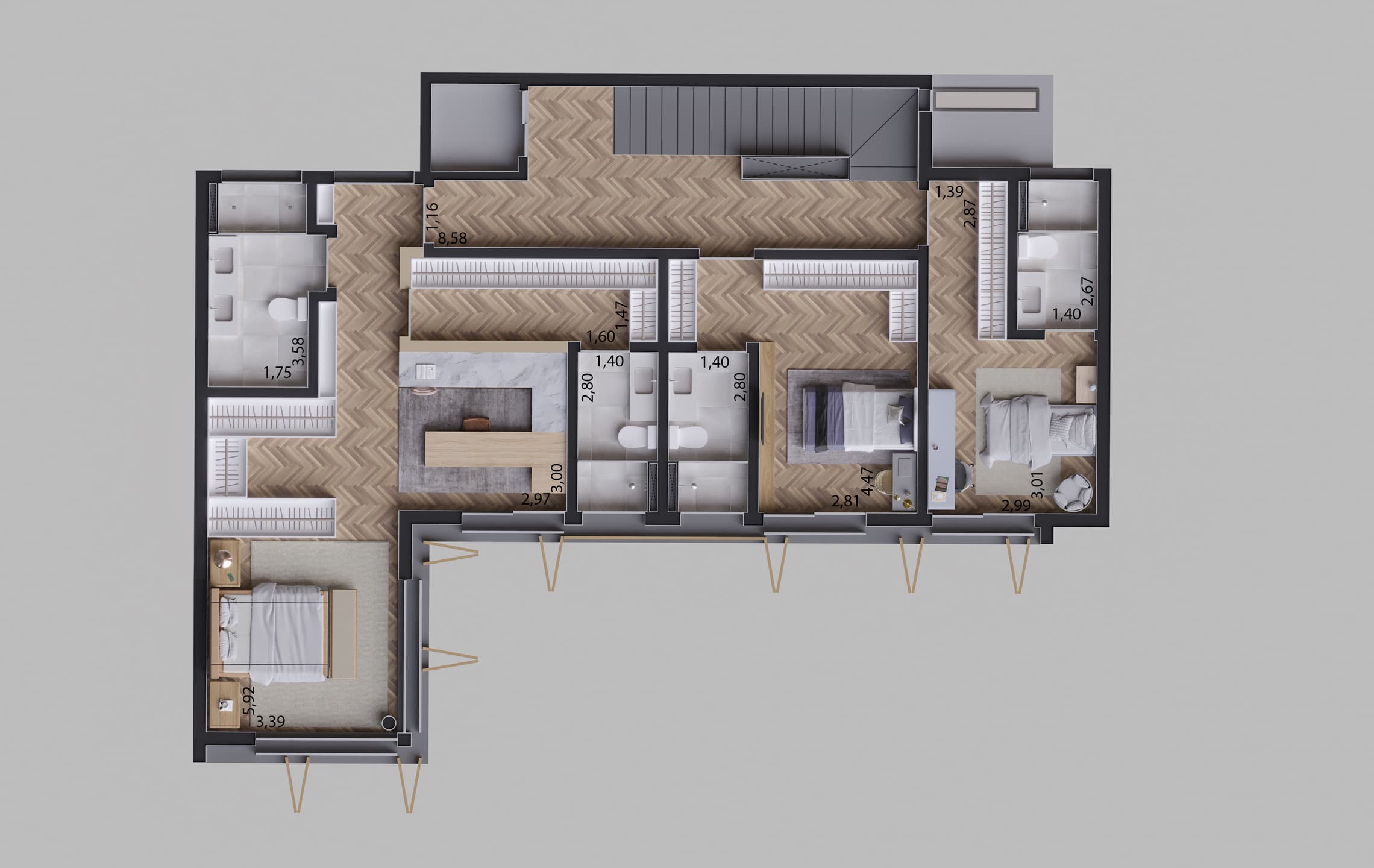Planta 4 — Casa Jardim Dona Elisa