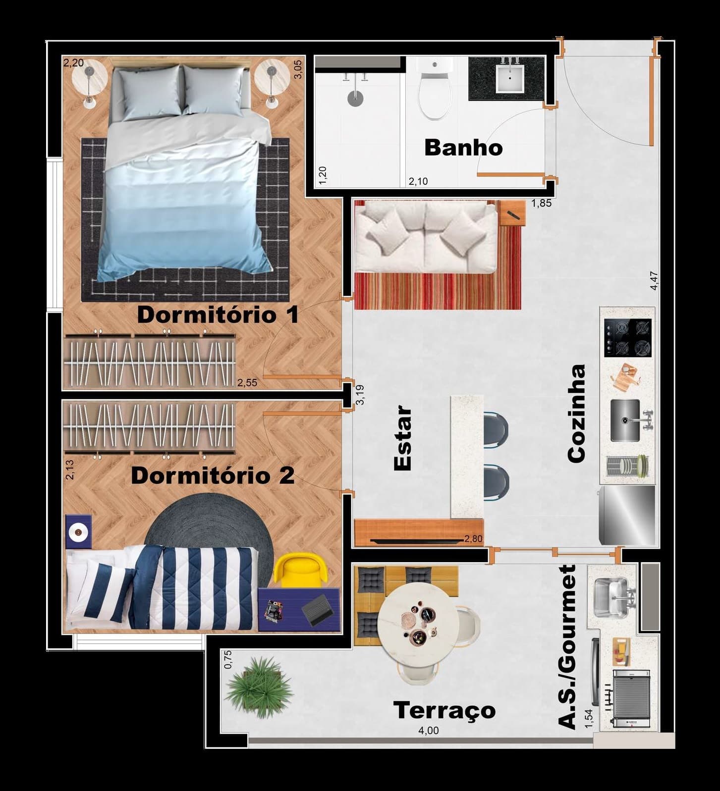 Planta 4 — Station Garden - Residencial