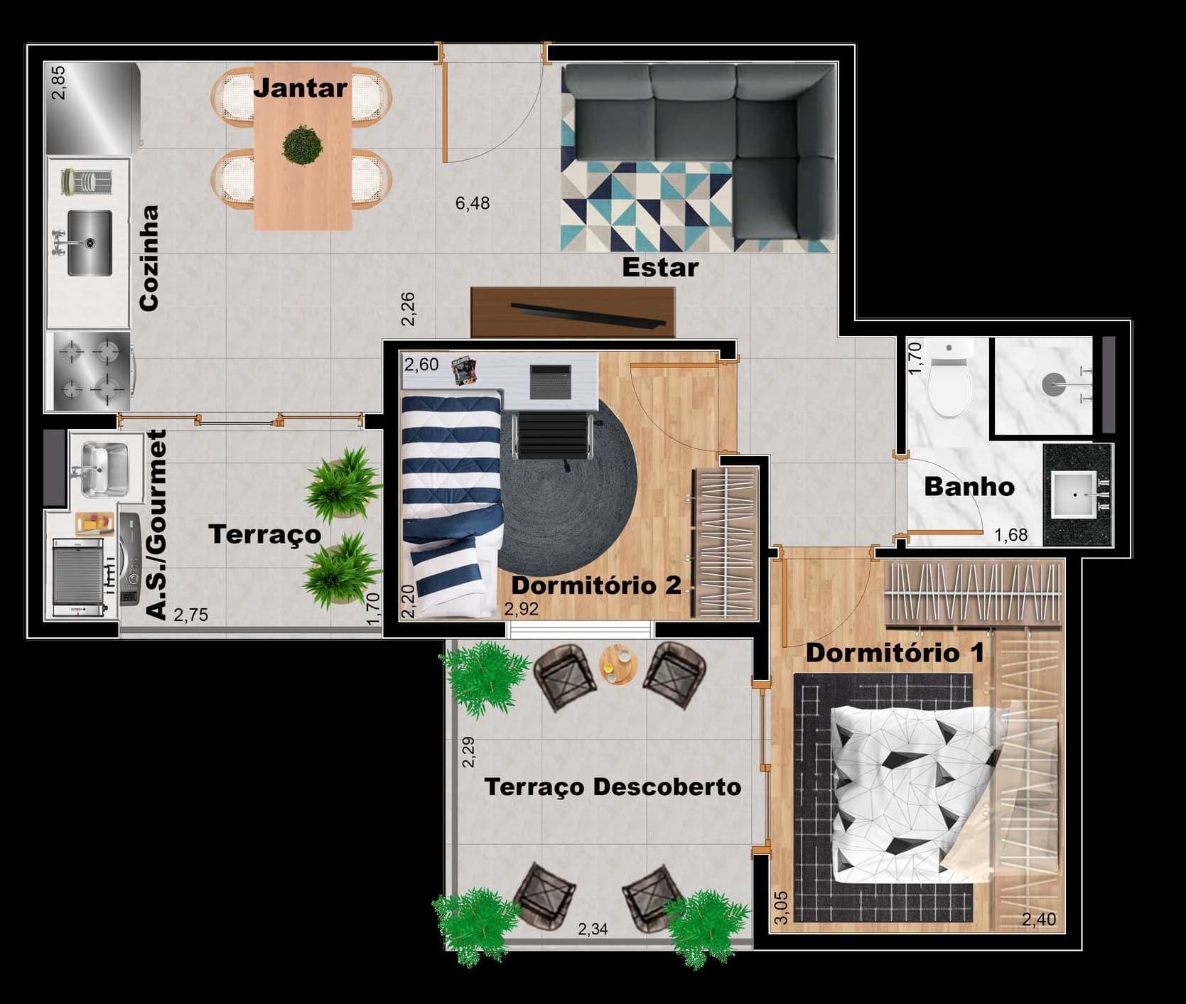 Planta 6 — Station Garden - NR