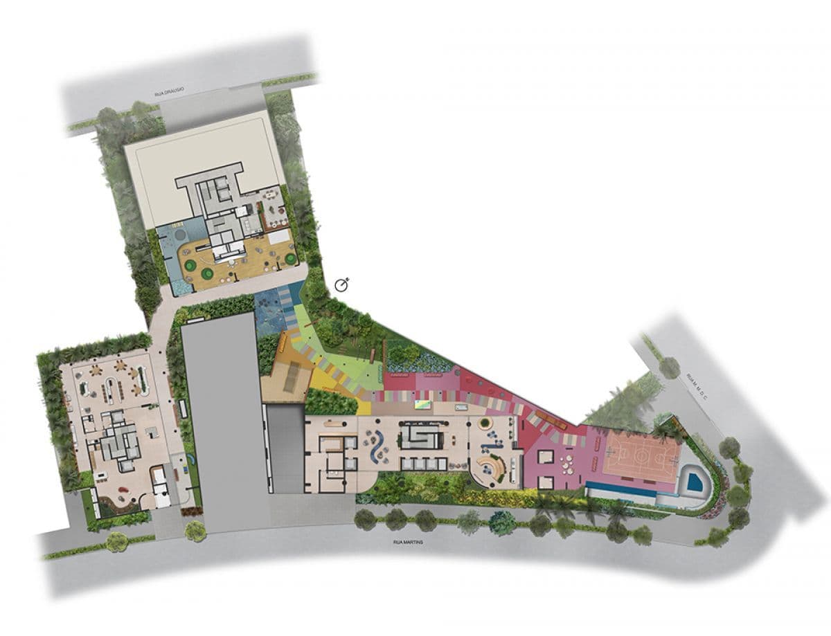 Planta 1 — Cidade Jockey Miami - NR