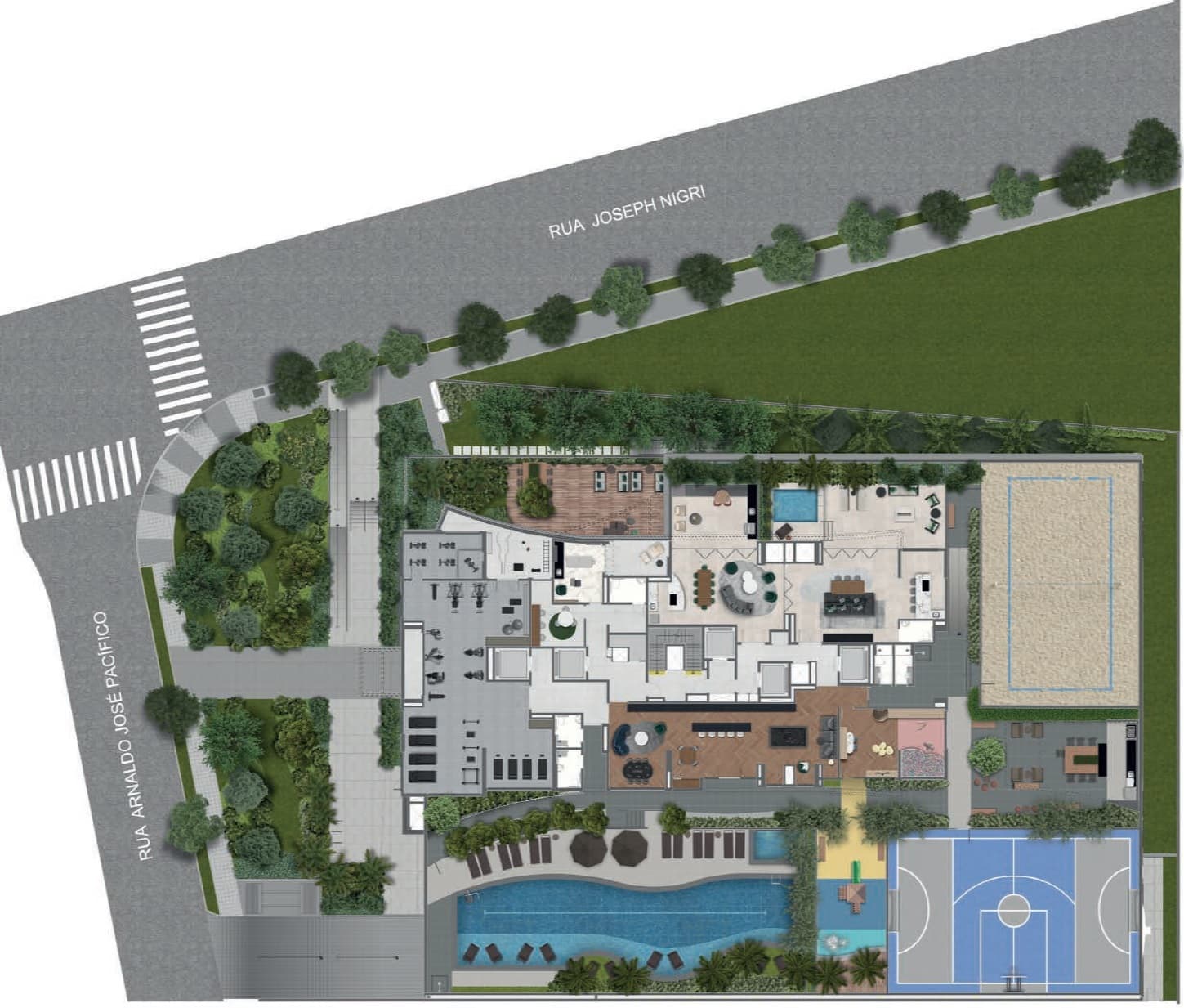 Planta 1 — Bosque Pitangueiras