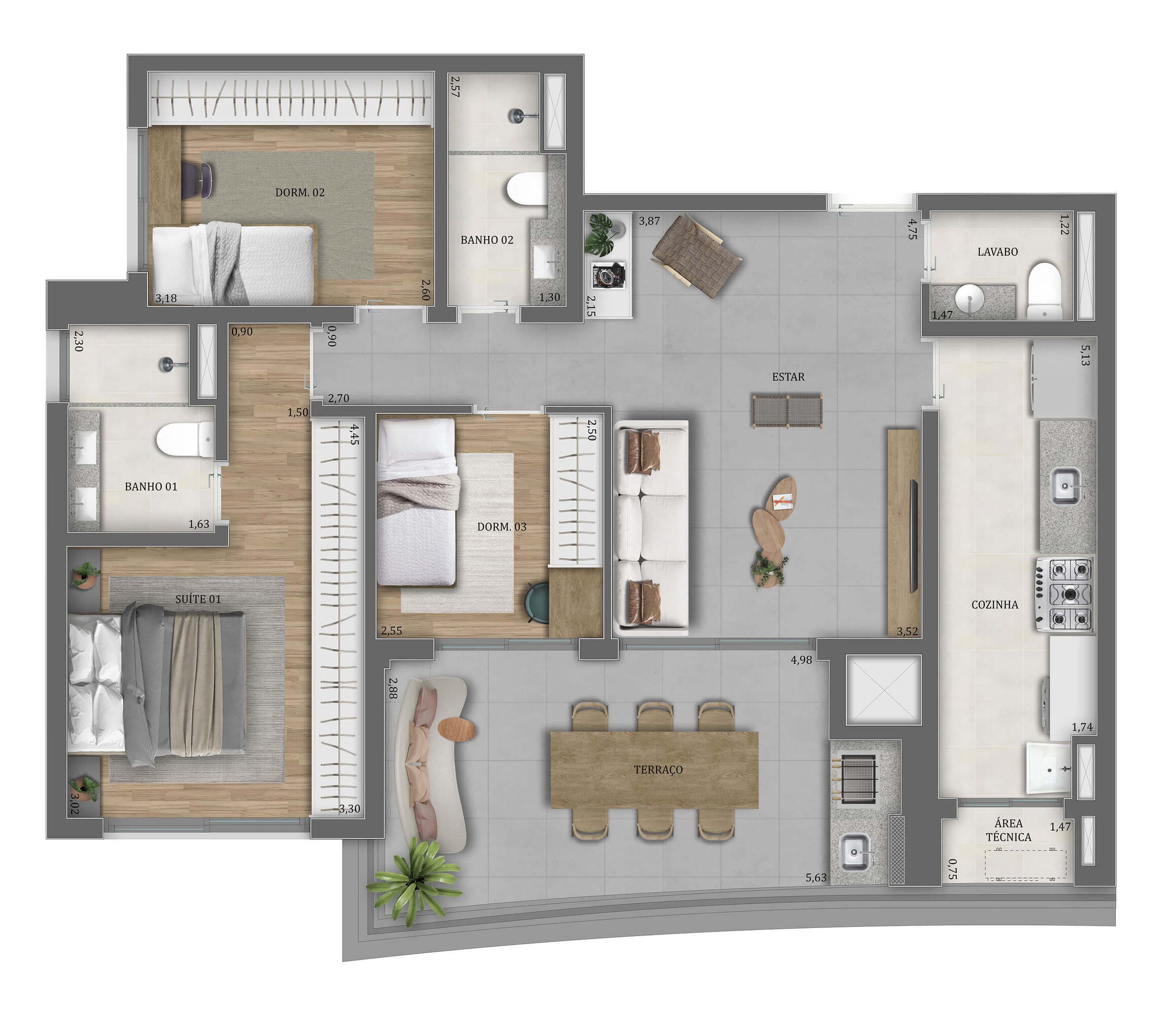 Planta 4 — Bosque Pitangueiras