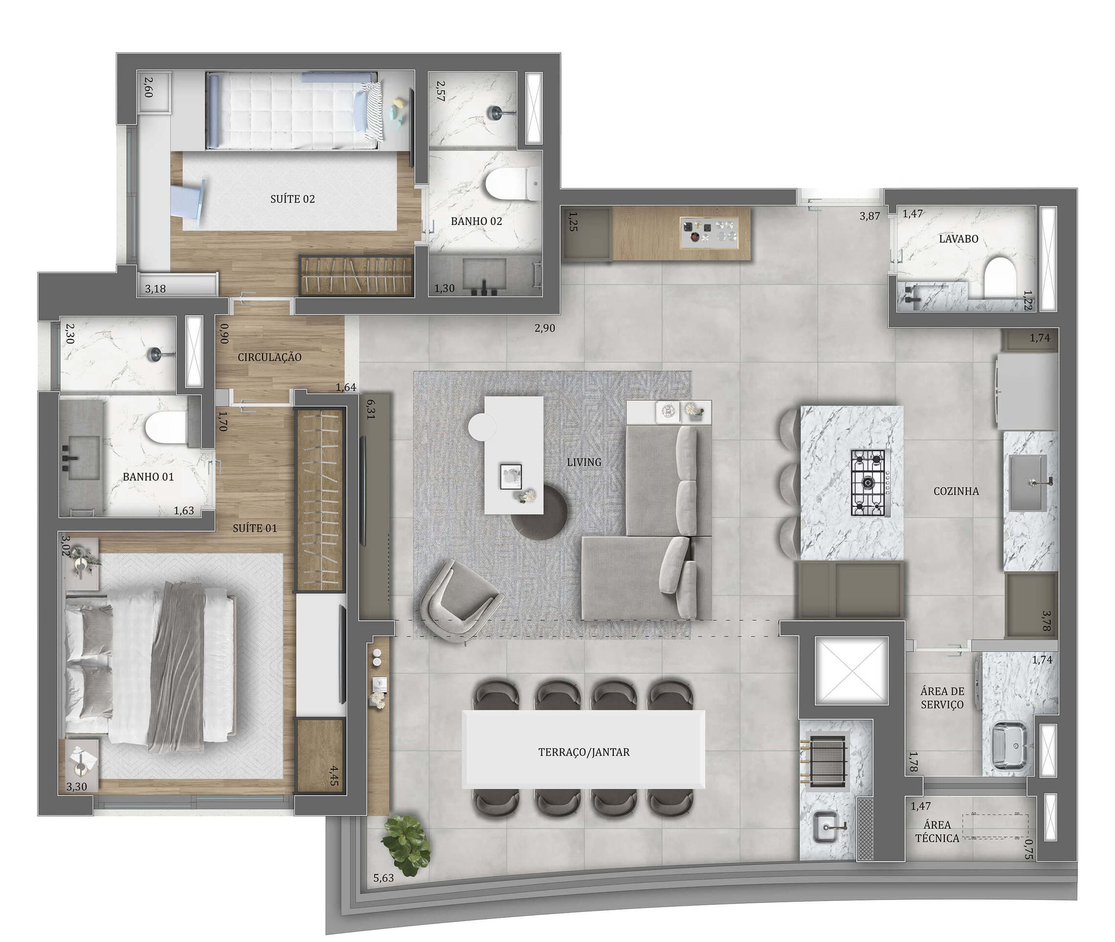 Planta 5 — Bosque Pitangueiras