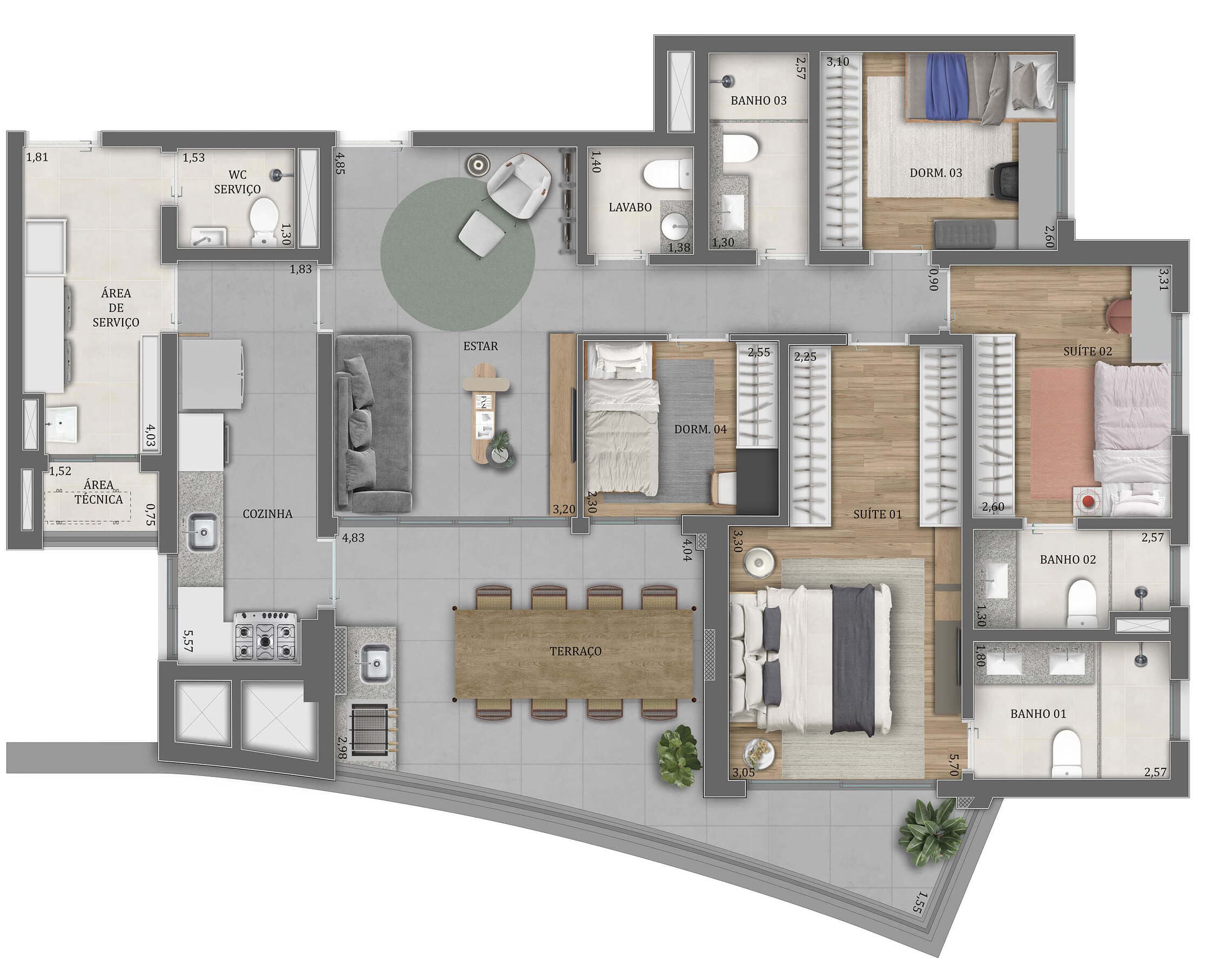 Planta 6 — Bosque Pitangueiras