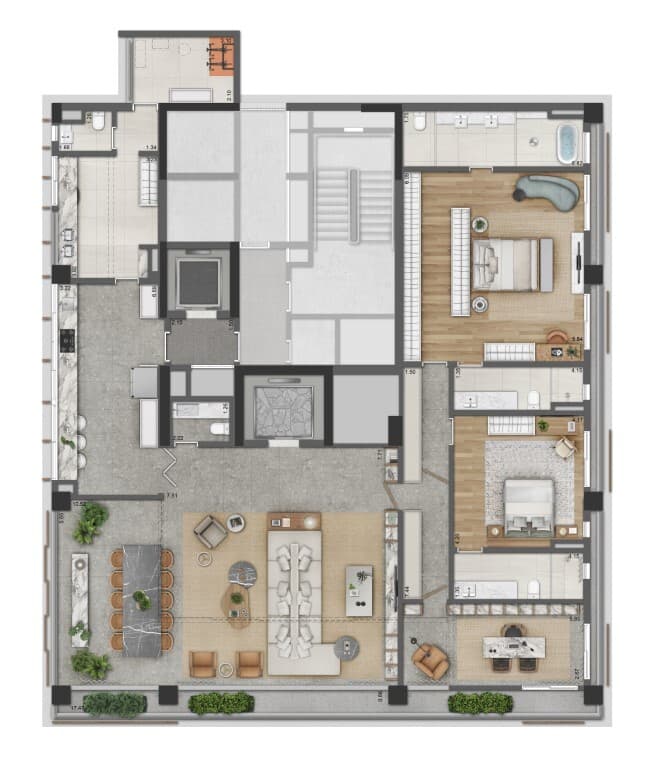 Planta 5 — AYYA Jardins - Residencial