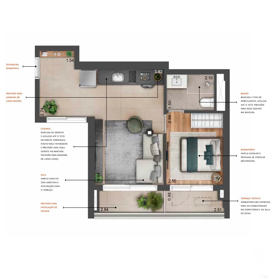 Planta 3 — Most Moema Smart - Residencial
