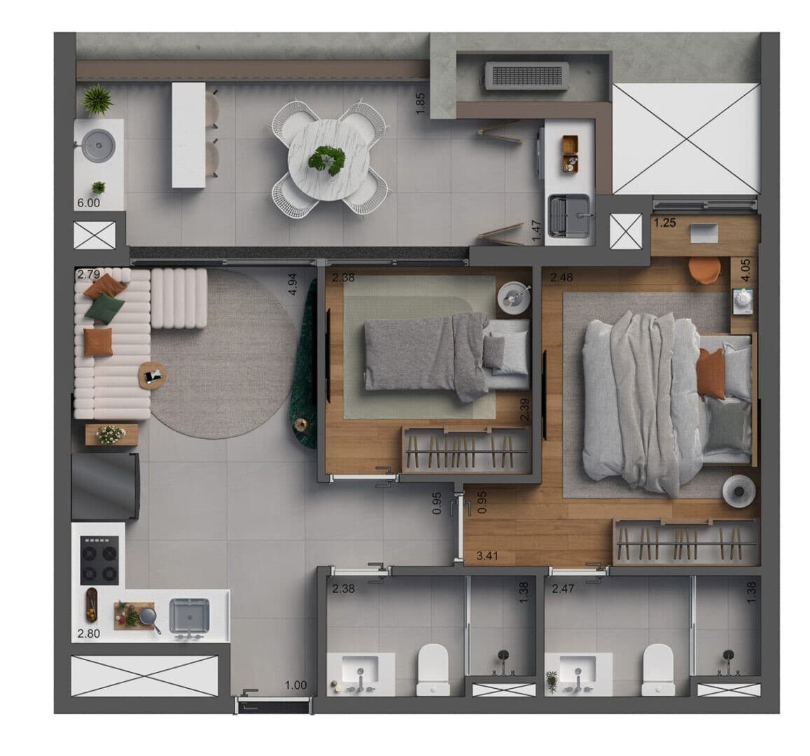 Planta 5 — Botaní - Residencial