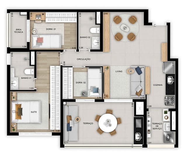 Planta 5 — Quadra Diálogo Home Club - Residencial