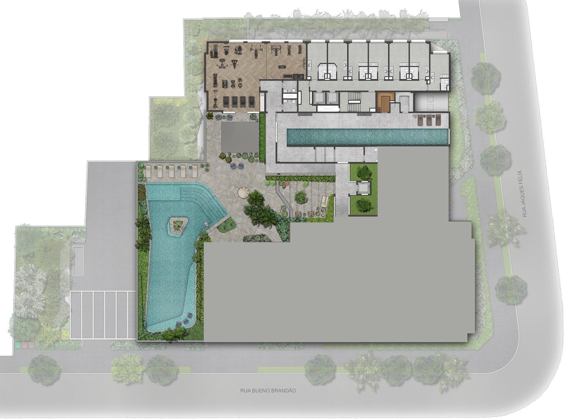 Planta 1 — Bueno Brandão 257 - Residencial