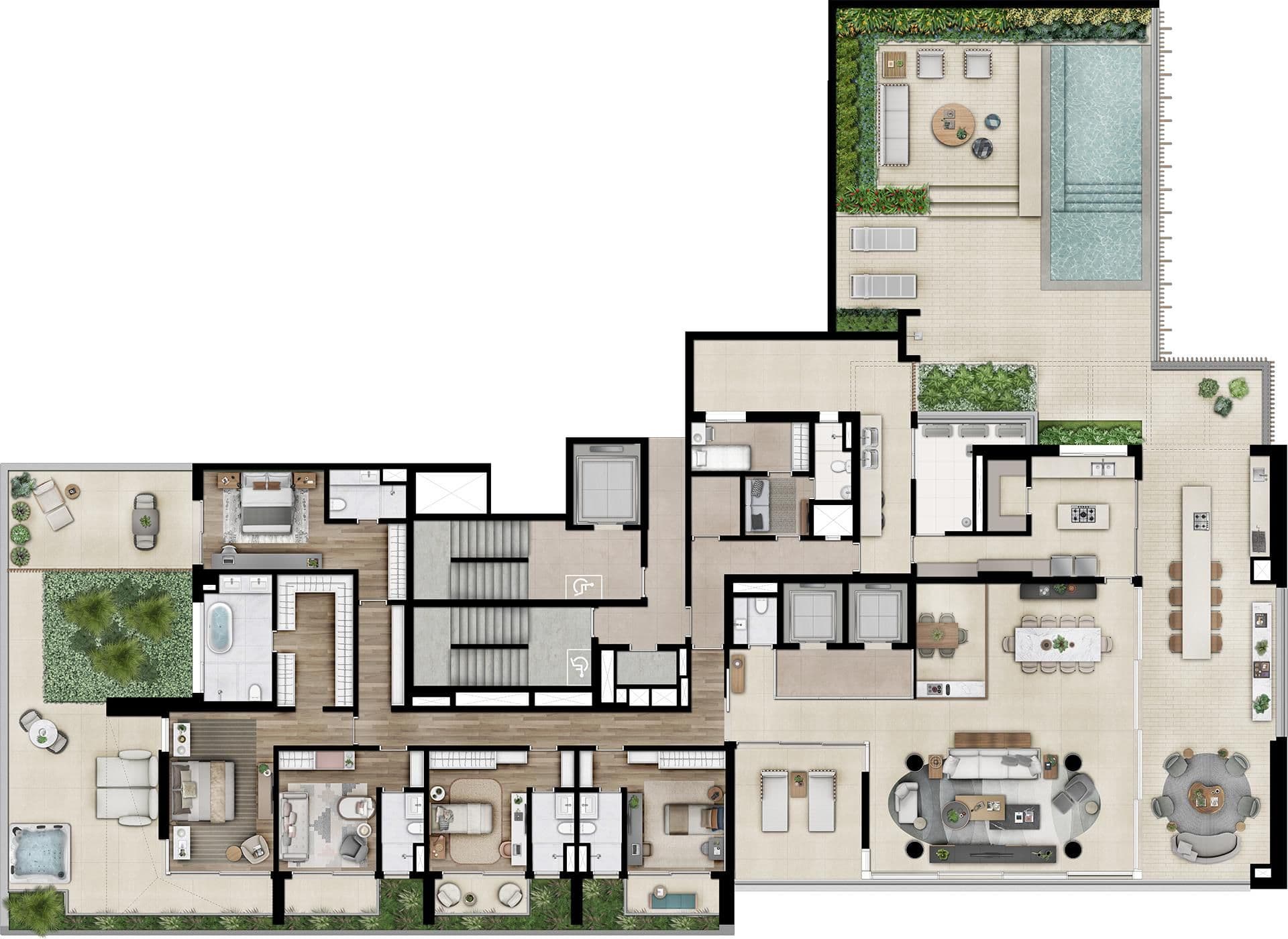 Planta 4 — Bueno Brandão 257 - Residencial