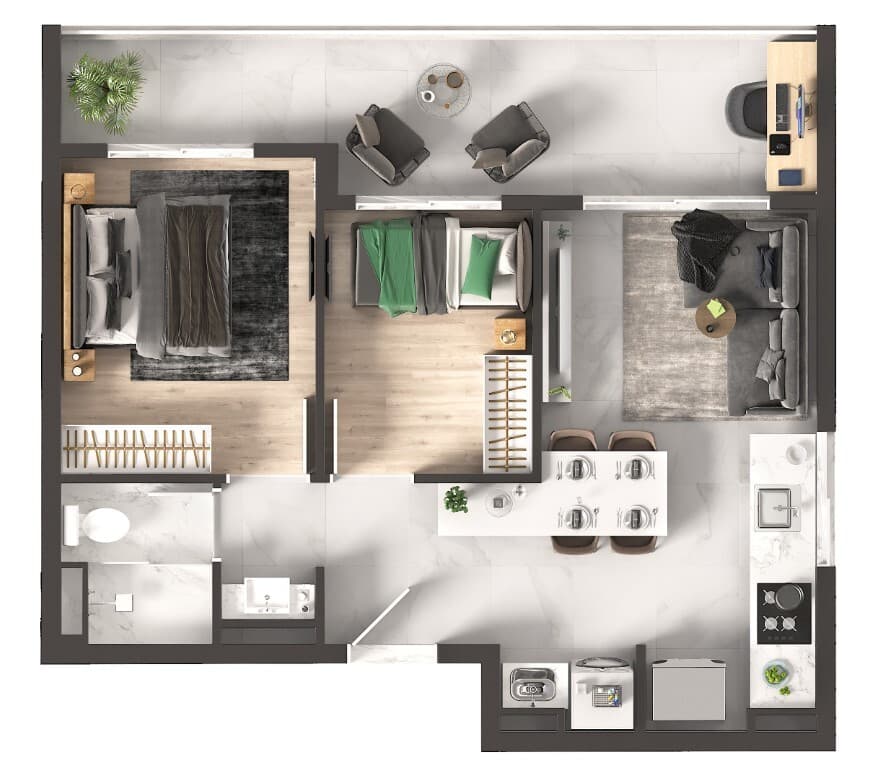Planta 2 — Isla Morumbi