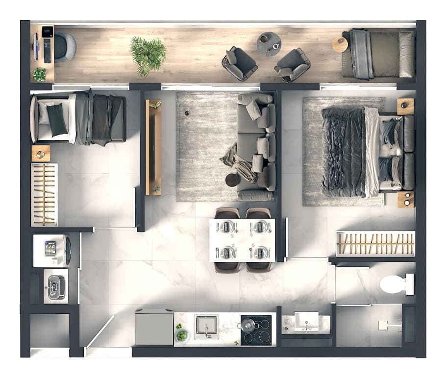Planta 3 — Isla Morumbi