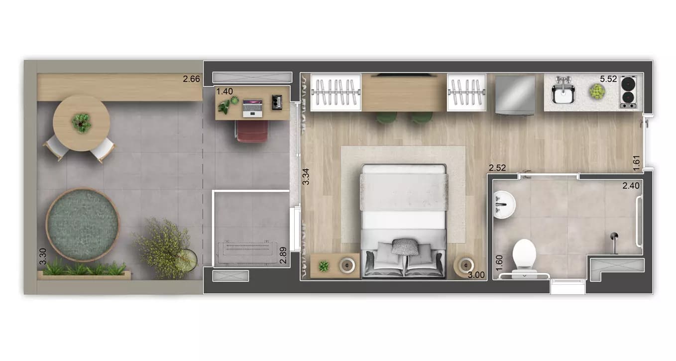 Planta 3 — Ári Butantã Studios - NR