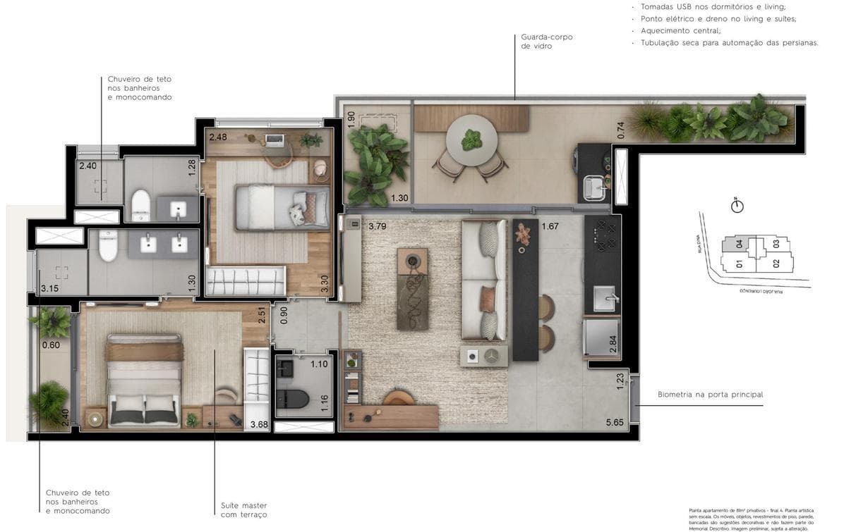 Planta 4 — Metropolitan Vila Nova - Residencial