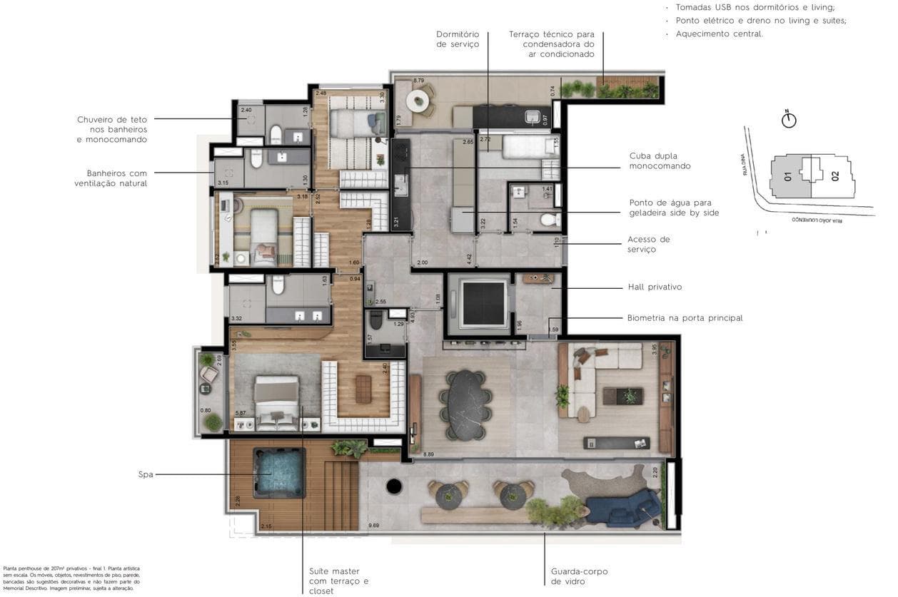 Planta 6 — Metropolitan Vila Nova - Residencial