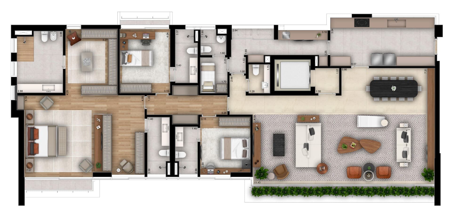 Planta 5 — Casa Brasileira Itaim