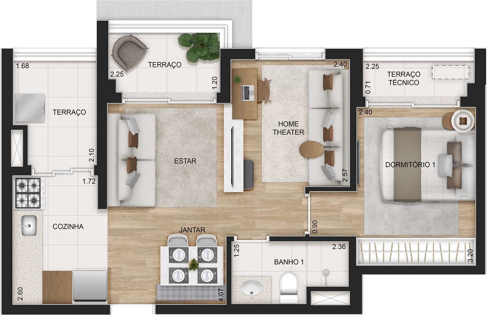 Planta 5 — Universo Tatuapé Orbita - Residencial