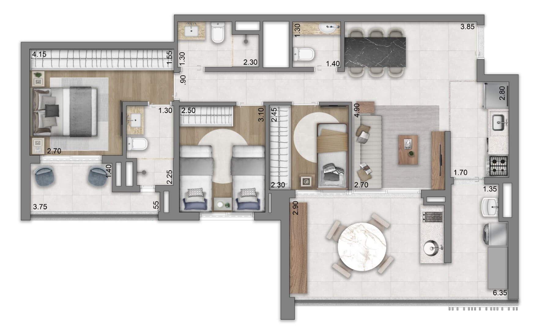 Planta 2 — Eden West - Fase 1