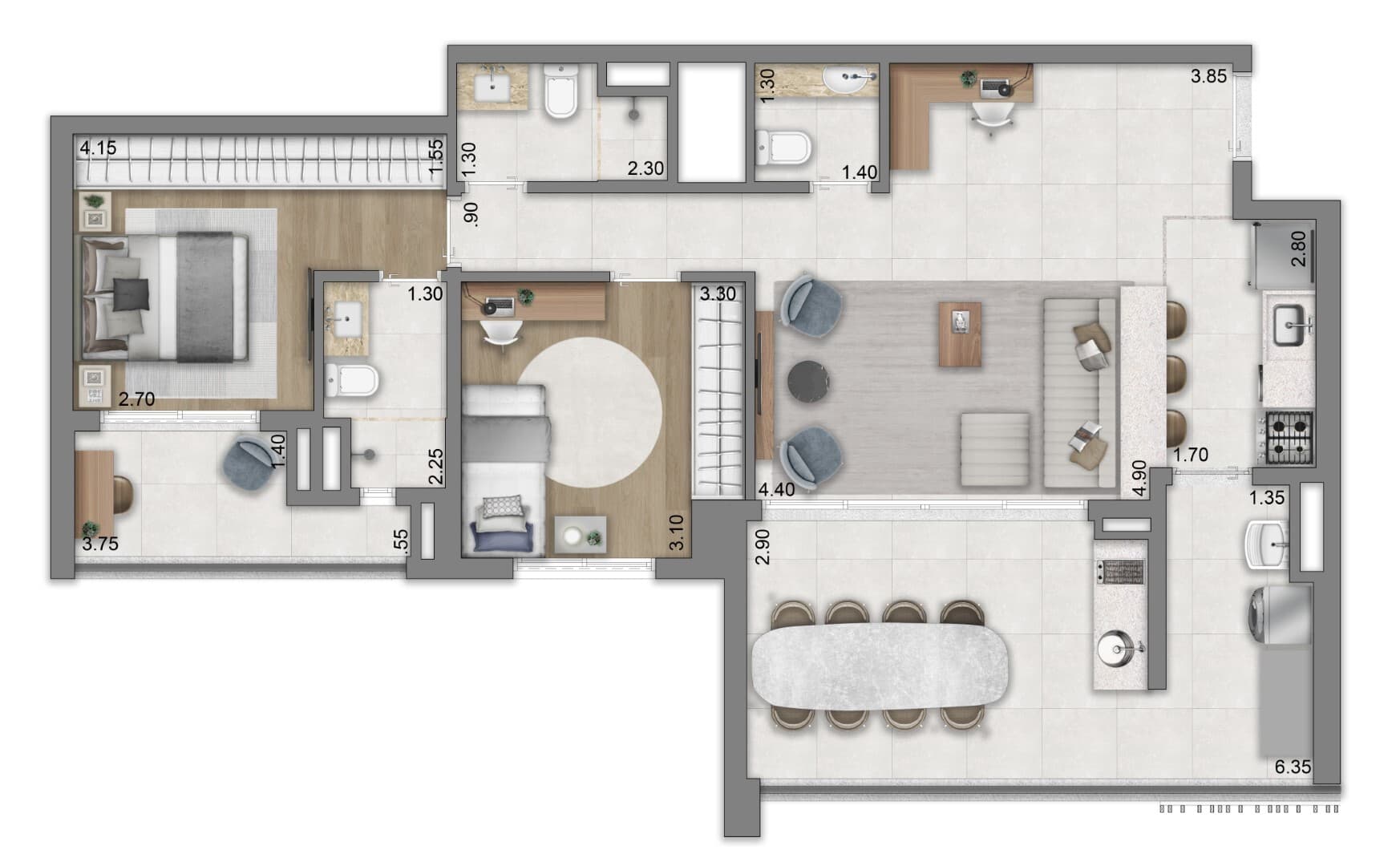 Planta 3 — Eden West - Fase 1