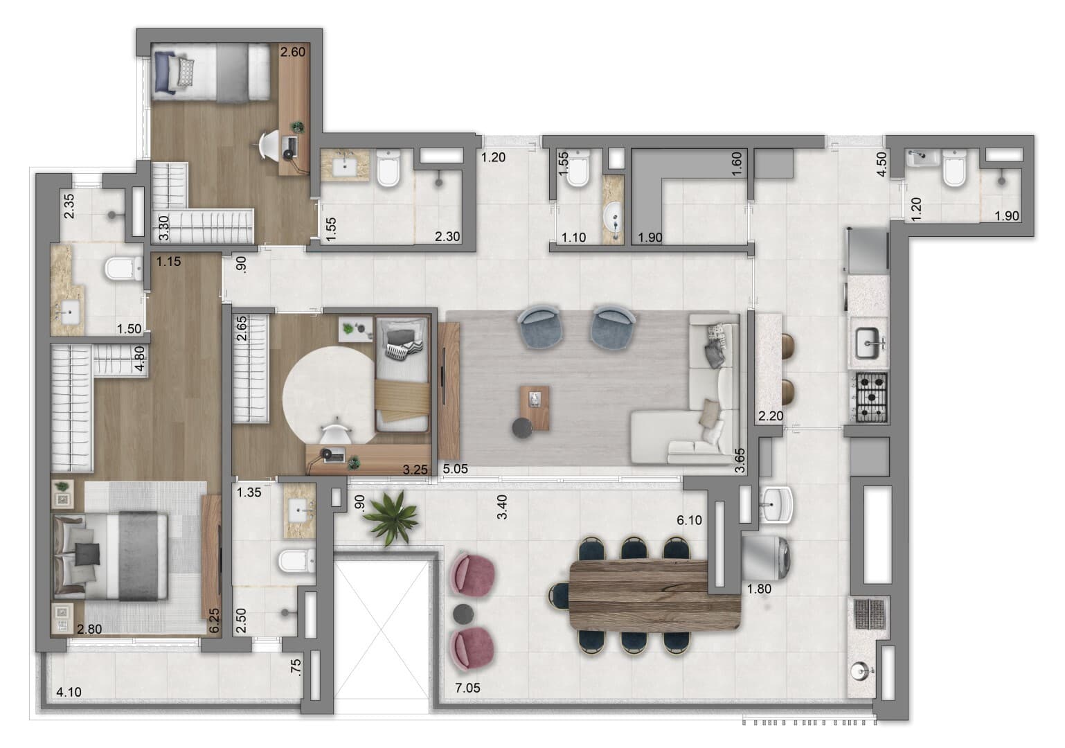 Planta 5 — Eden West - Fase 1