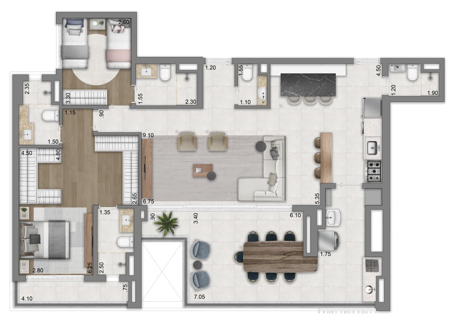 Planta 6 — Eden West - Fase 1