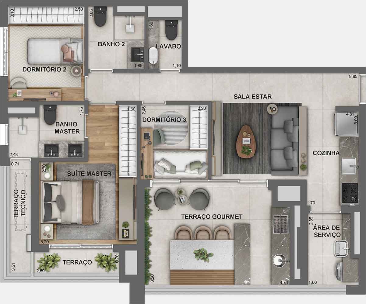 Planta 6 — Jota Vila Mariana - Residencial