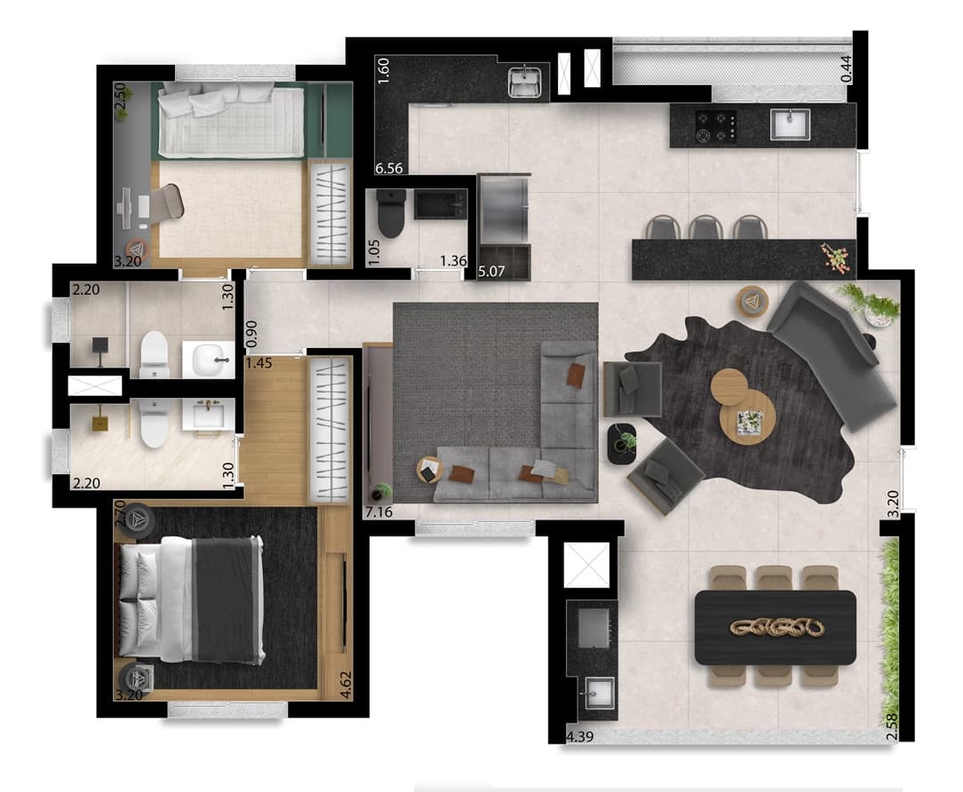 Planta 5 — Cabral 170