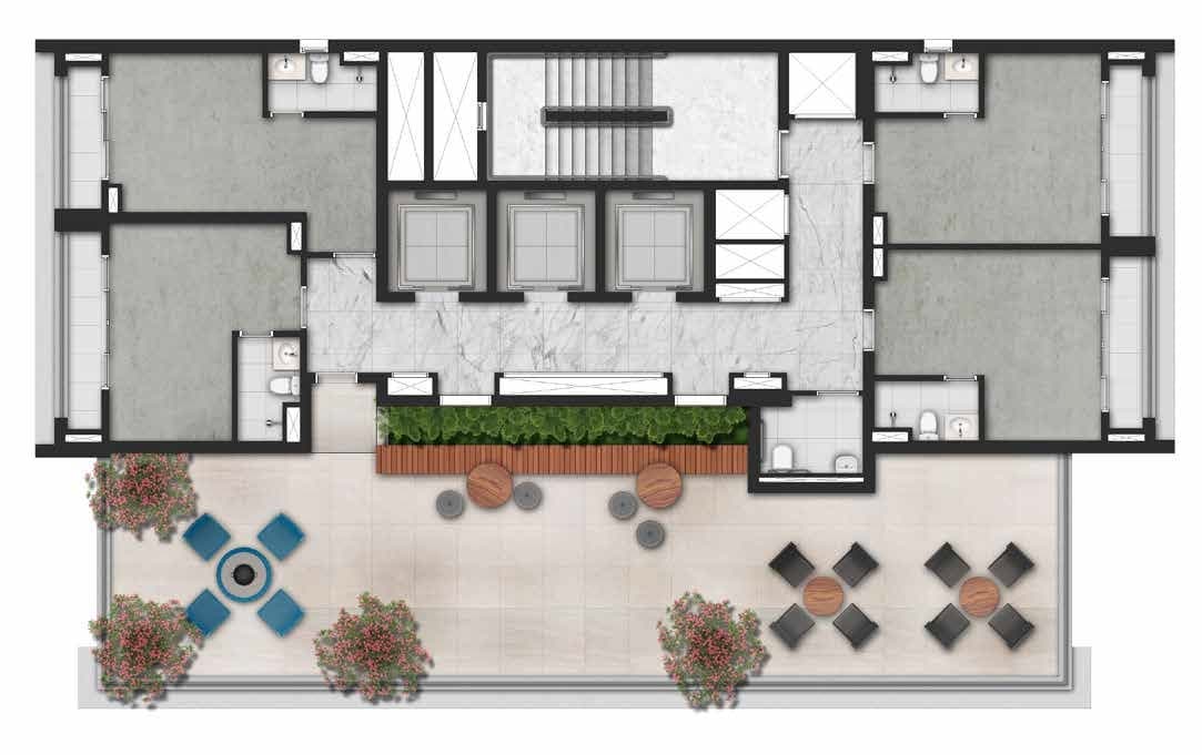 Planta 2 — The Collection Ibirapuera - Residencial