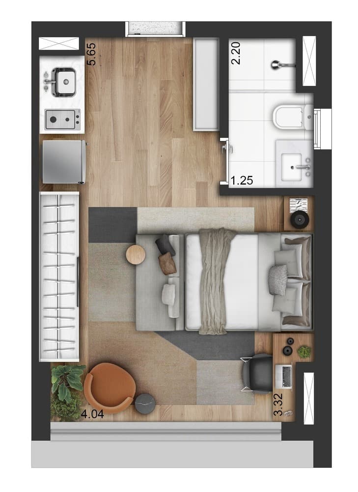 Planta 4 — The Collection Ibirapuera - Residencial