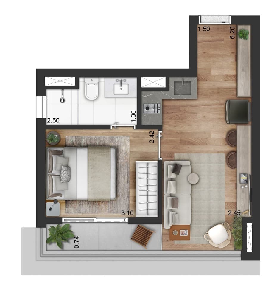 Planta 4 — The Collection Ibirapuera - NR
