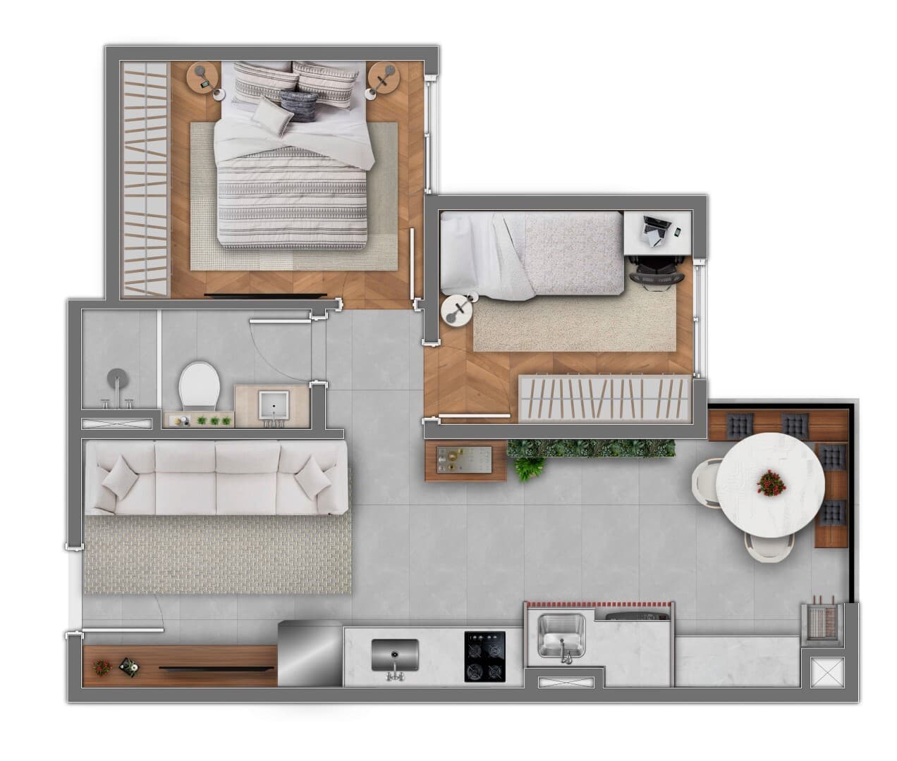 Planta 2 — Essência da Vila - Residencial