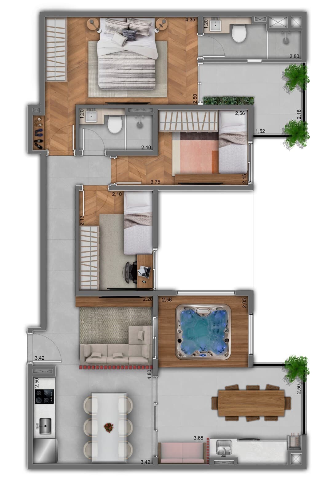 Planta 5 — Essência da Vila - Residencial