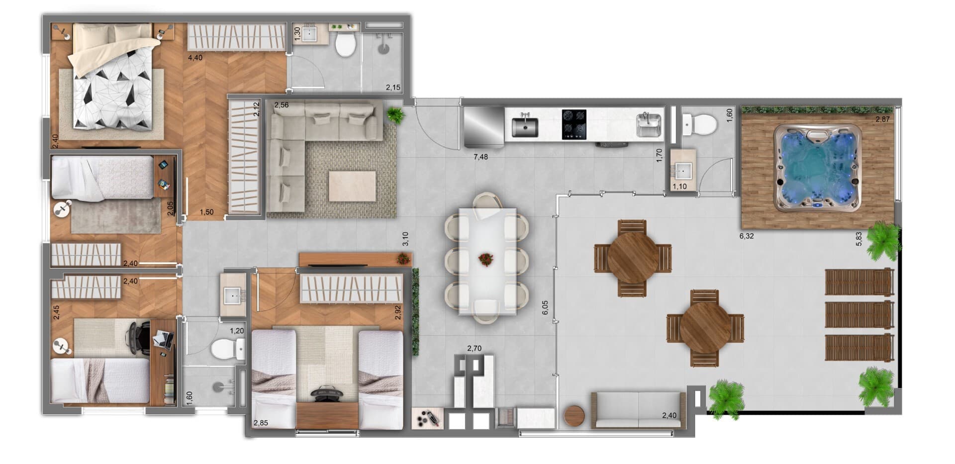 Planta 6 — Essência da Vila - Residencial