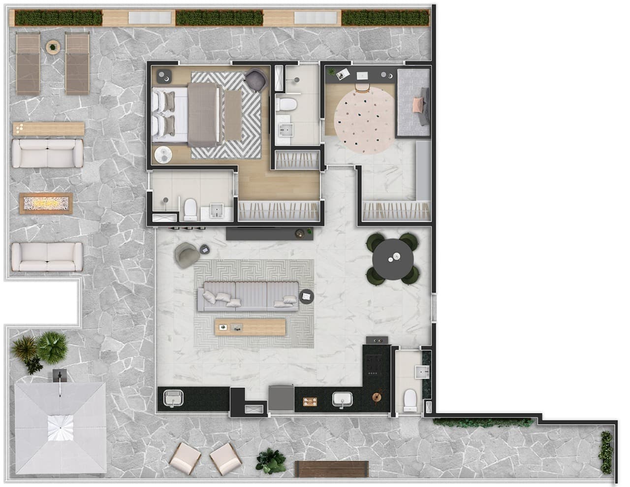 Planta 4 — Moema Vida Nova - Residencial
