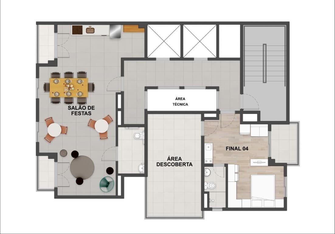 Planta 4 — Nurban Vila Clementino - Residencial