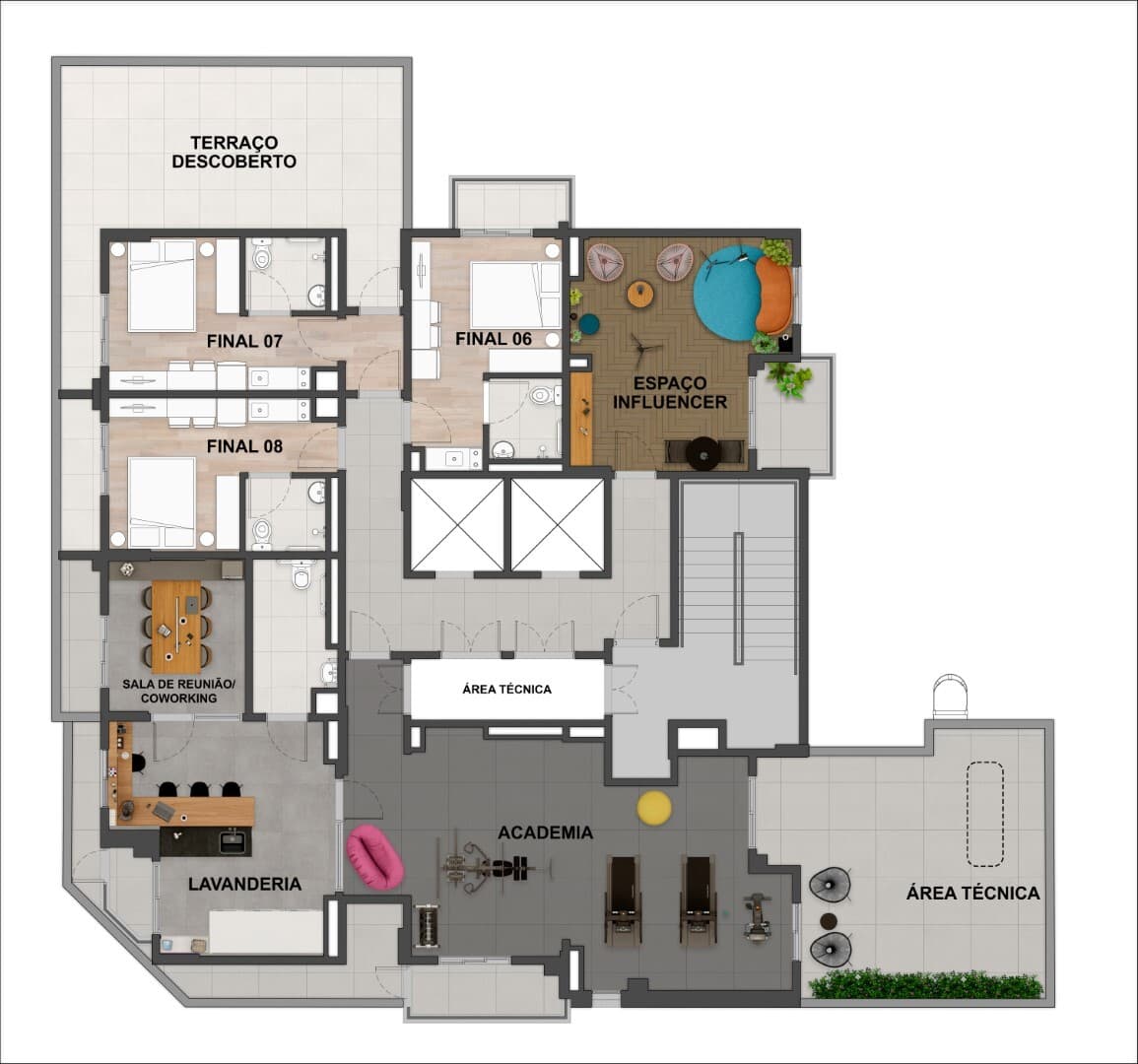 Planta 1 — Nurban Vila Clementino - NR