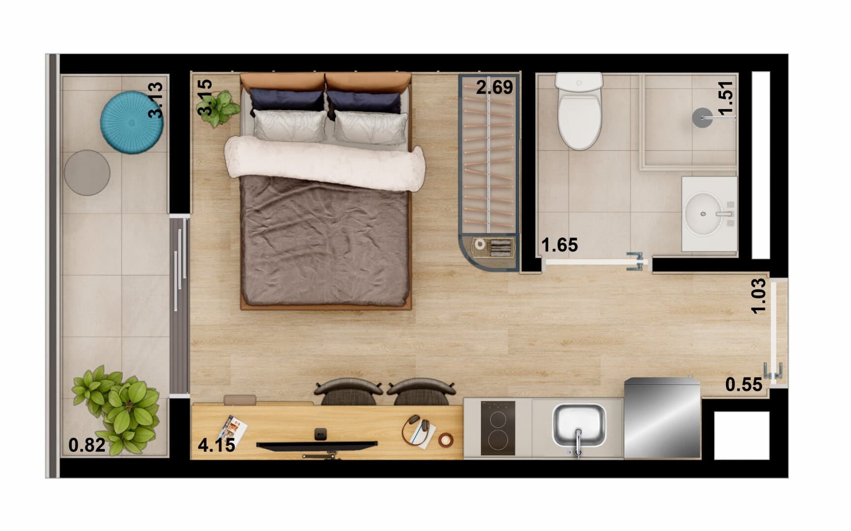 Planta 3 — Nurban Vila Clementino - NR