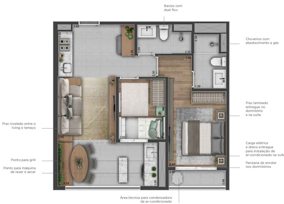 Planta 4 — Origem Guilhermina - Residencial