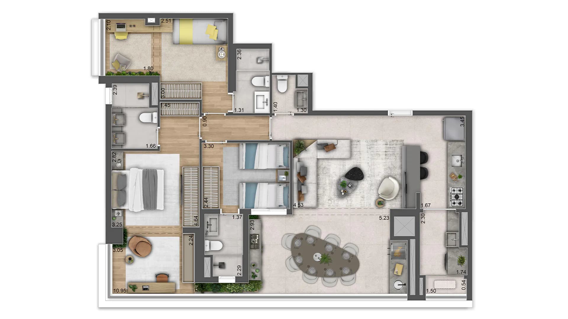 Planta 6 — ML Brooklyn - Residencial