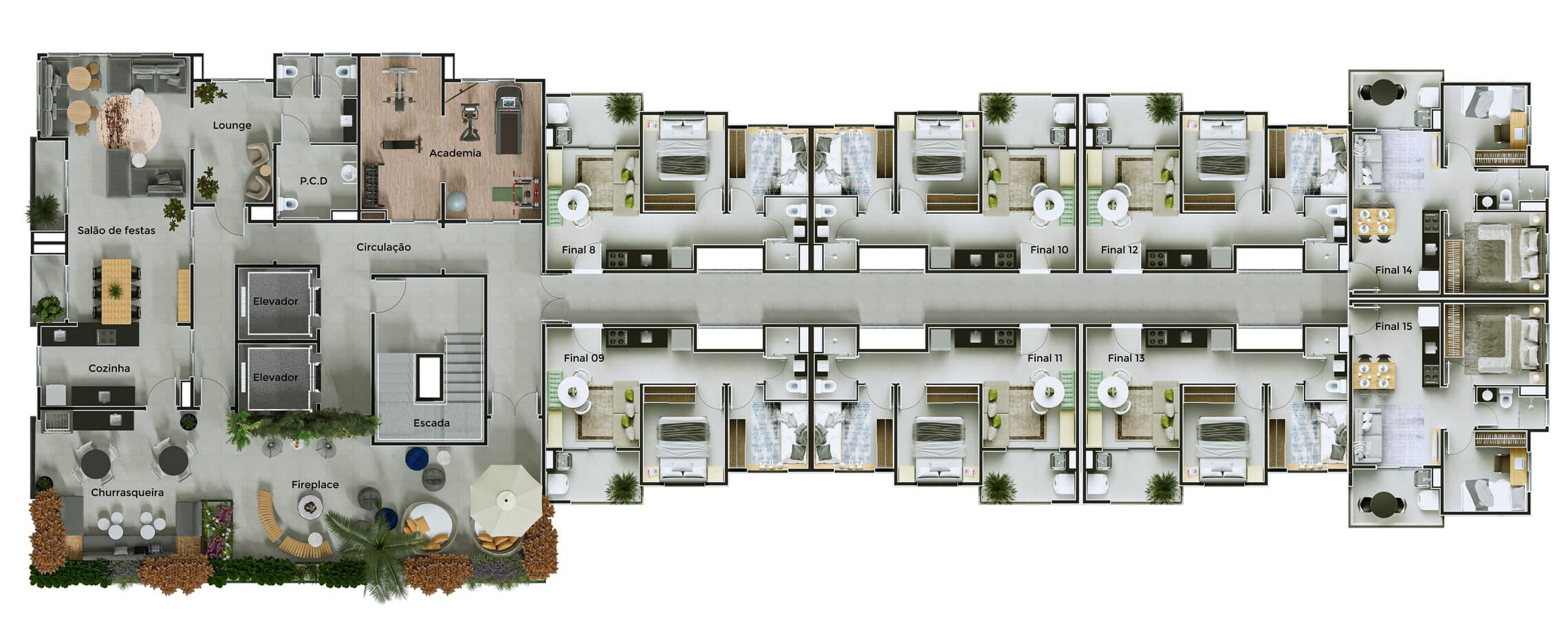 Planta 1 — Lumy Brick - Residencial