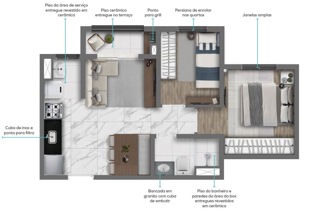Planta 6 — Vivaz Prime Voluntários da Pátria